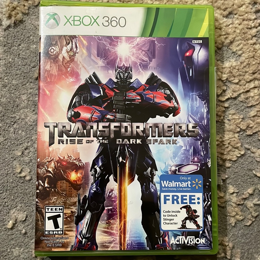 Xbox 360 Transformers Video Game